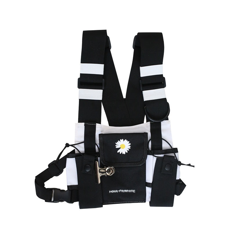 Men's Street Hip-hop Vest Small Backpack