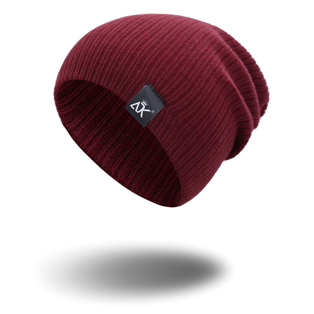 Autumn And Winter Satin Outdoor Versatile Wool Hat