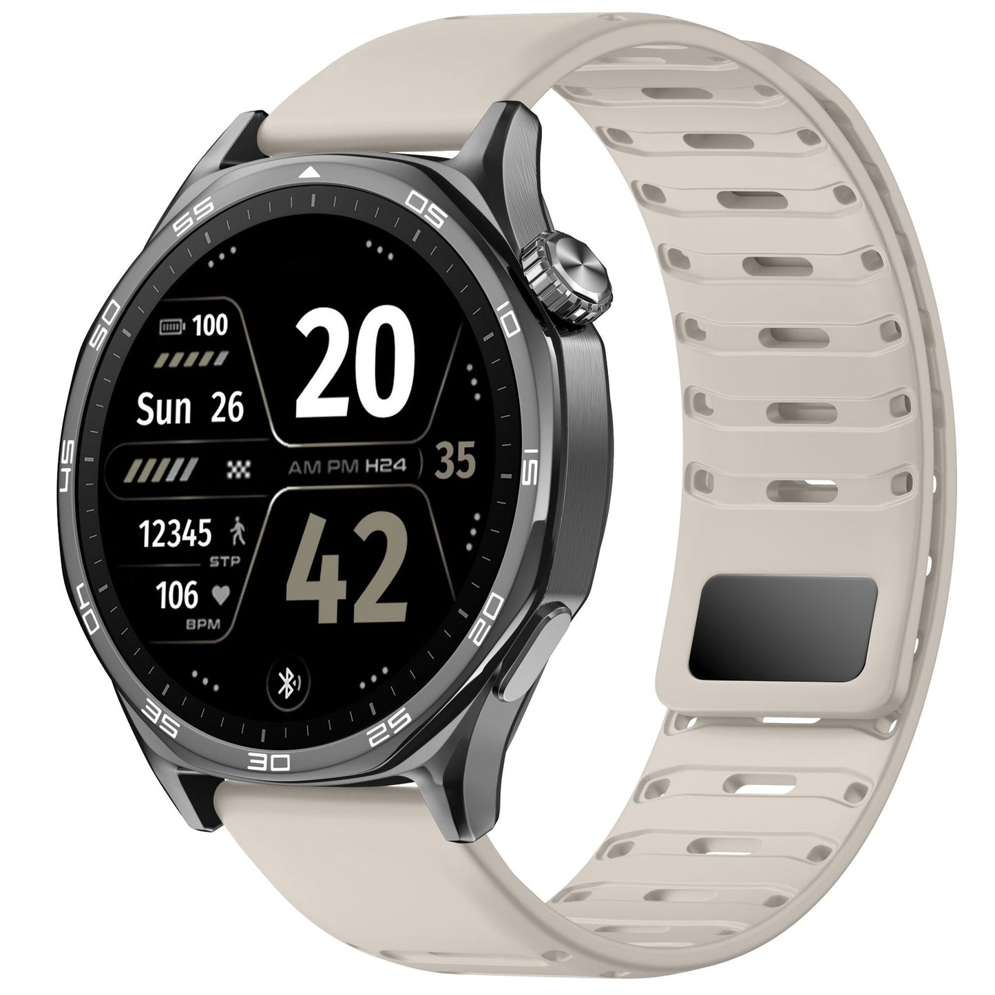 Applicable To GT5 Silicone Breathable Smart Watch Band
