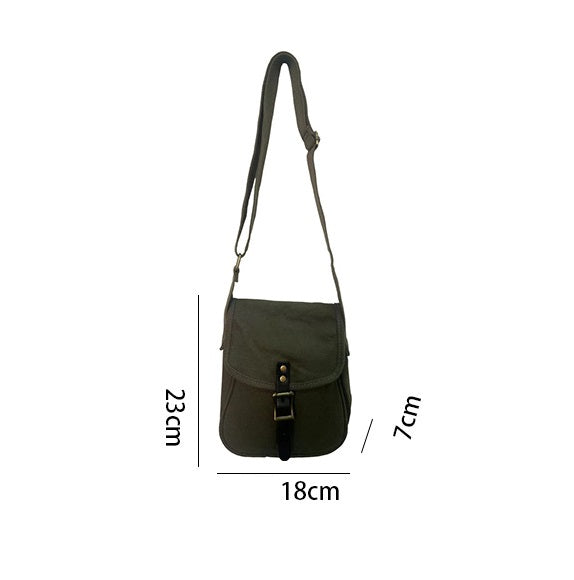 Kunstnerisk Nationalstil Ny Student Crossbody Retro Afslappet Lærredstaske