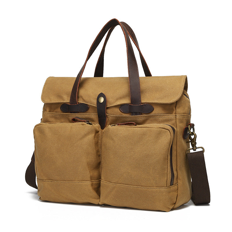 Bærbar Aktenmappe Mænds Skuldertaske Crossbody Udendørs Rejse