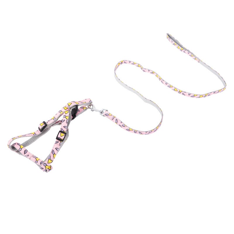 Cartoon Love Printed Dog Traction Rope