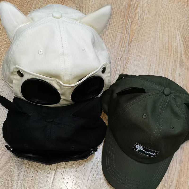 New Ear Glasses Peaked Hat Sunshade