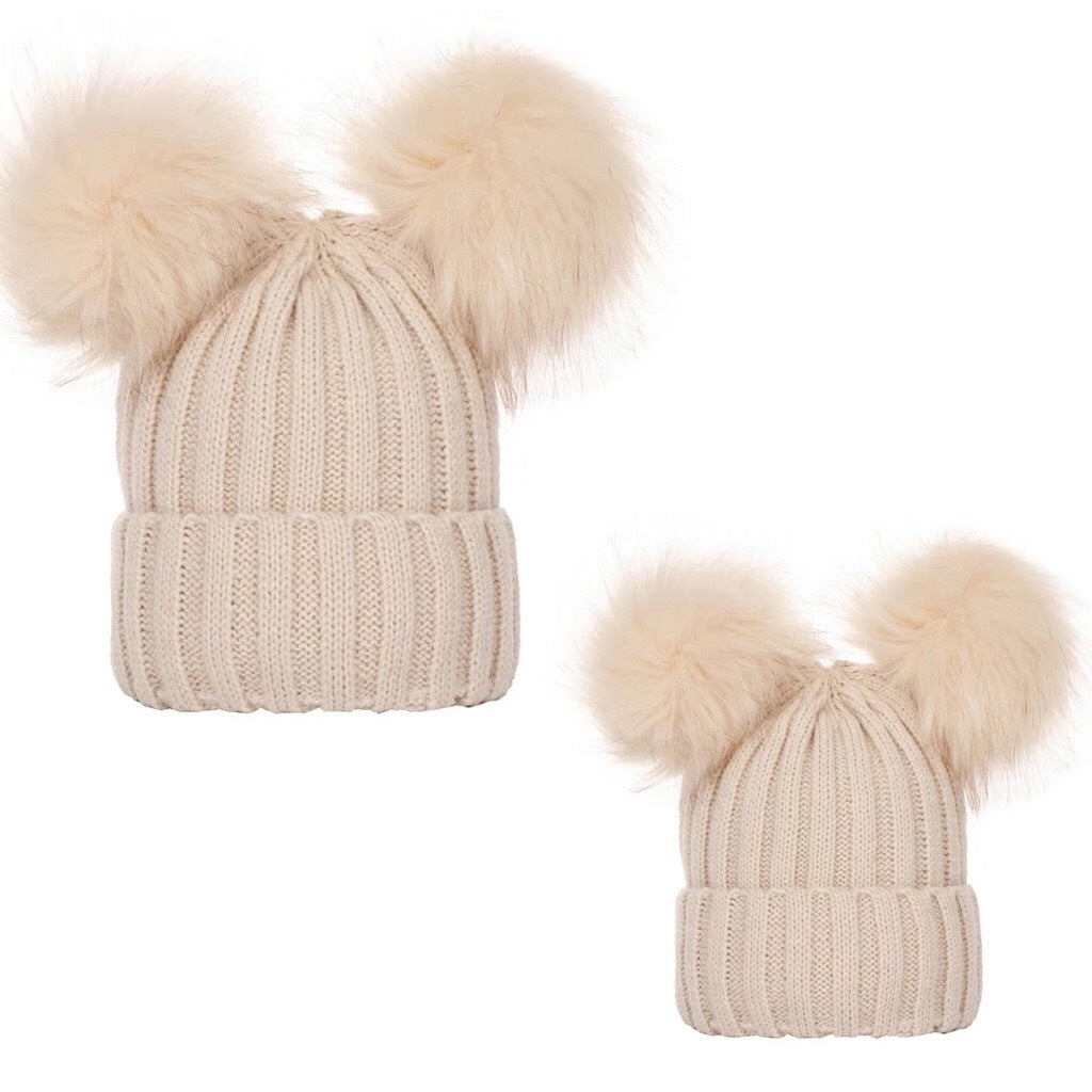 Parent-Child Hat Thread Baby Sleeve Cap