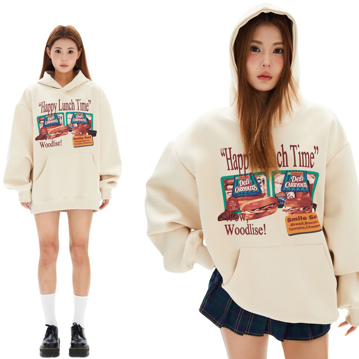 Women's American Thickened Hooded Sweatshirt