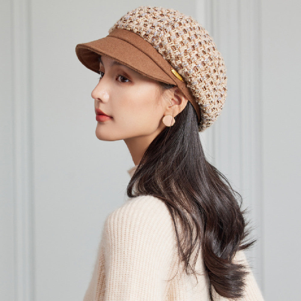 Casual Fashion All-match Duck Tongue Pile Heap Cap