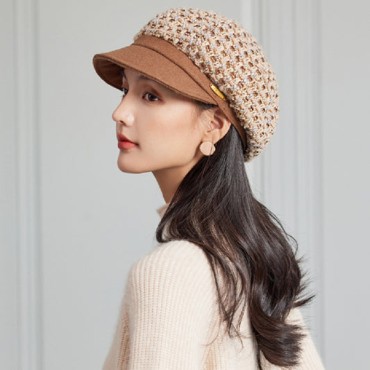 Casual Fashion All-match Duck Tongue Pile Heap Cap