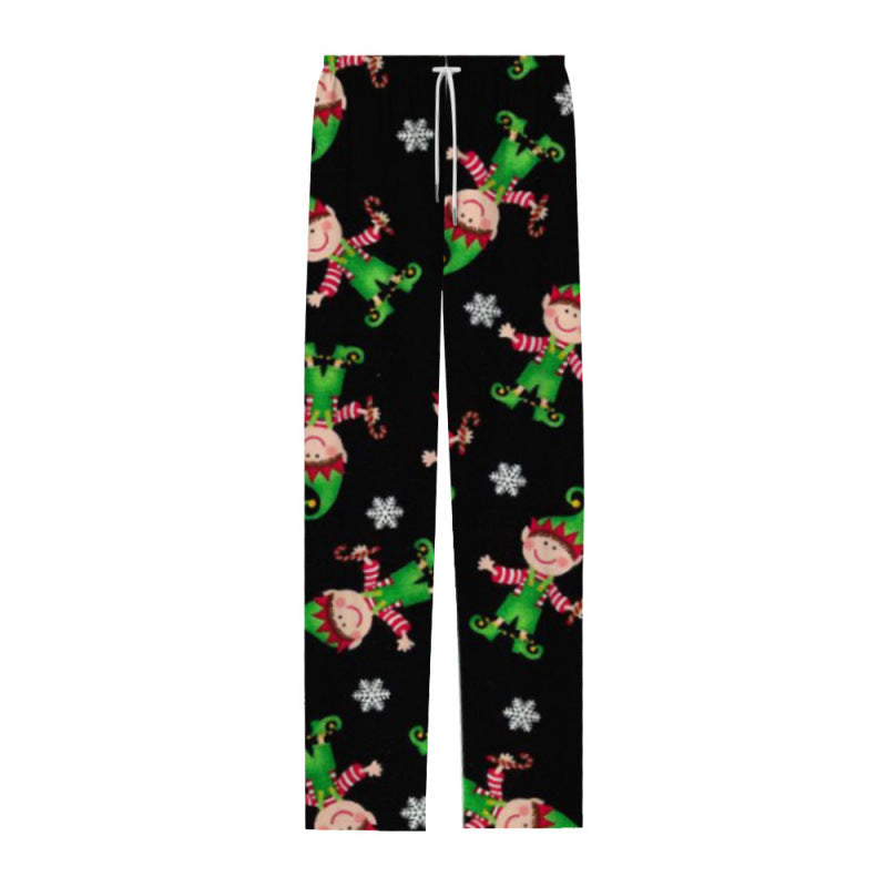 Men's Casual Pants Christmas Style Full Print