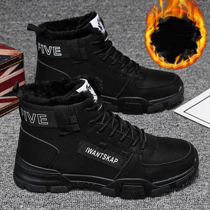 Men's Warm Cotton Shoes Martin Boots
