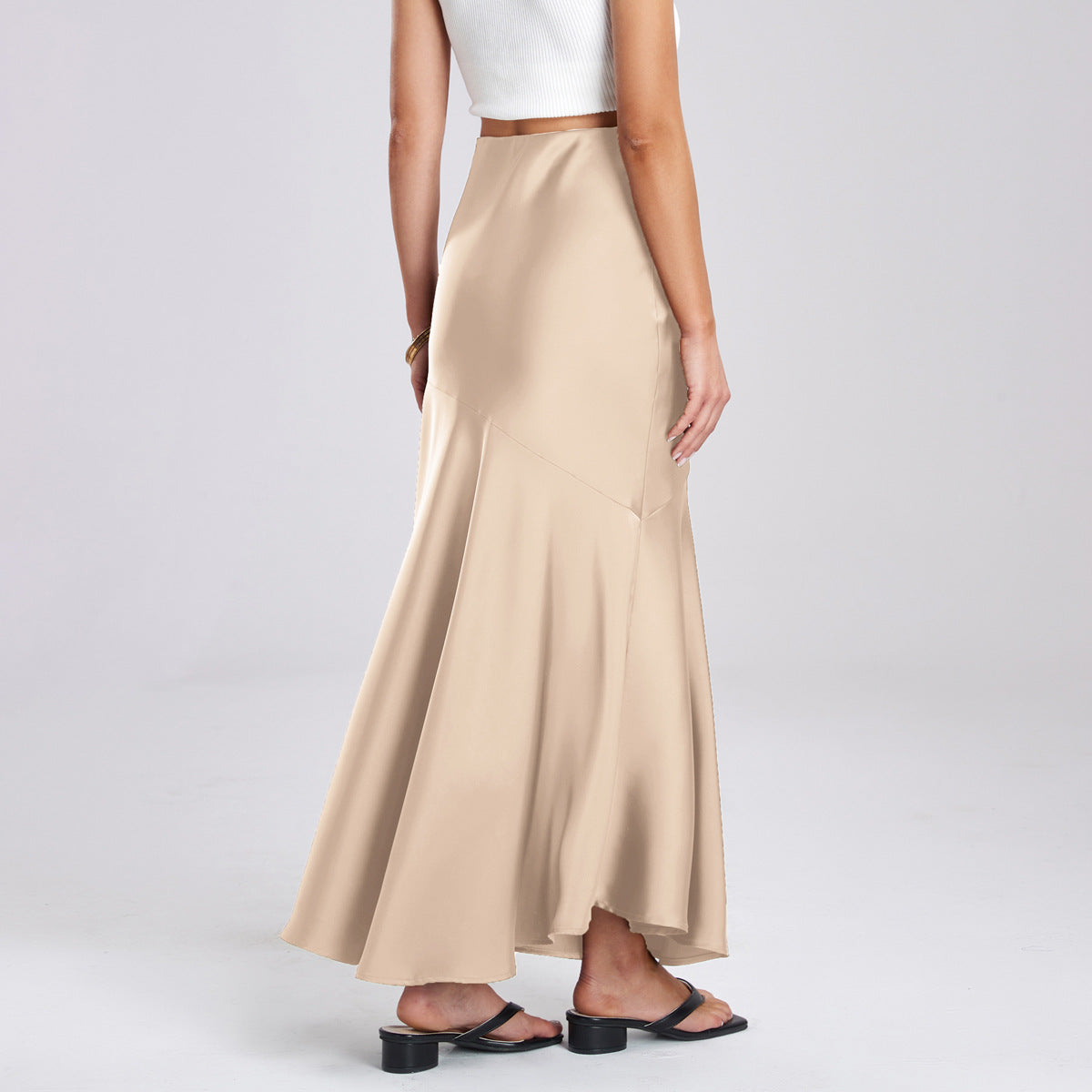 European And American-style Slimming Figure-hugging Maxi Dress
