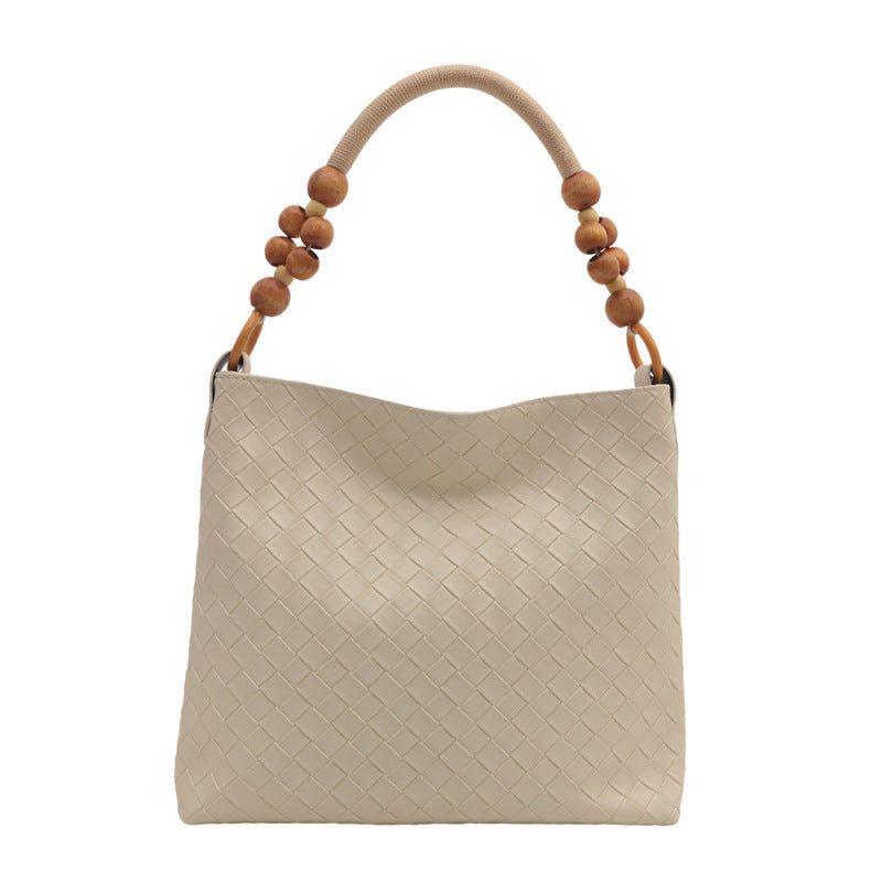 Simple Woven Large Capacity Portable Shoulder Commuter High Quality Crossbody Bag
