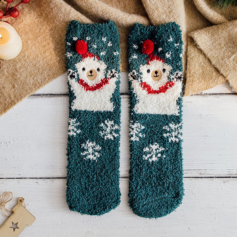Fashion Floor Non-slip Christmas Socks