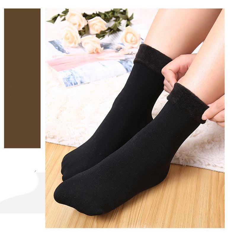 Winter Plush Snow Socks For Antifreeze And Warmth