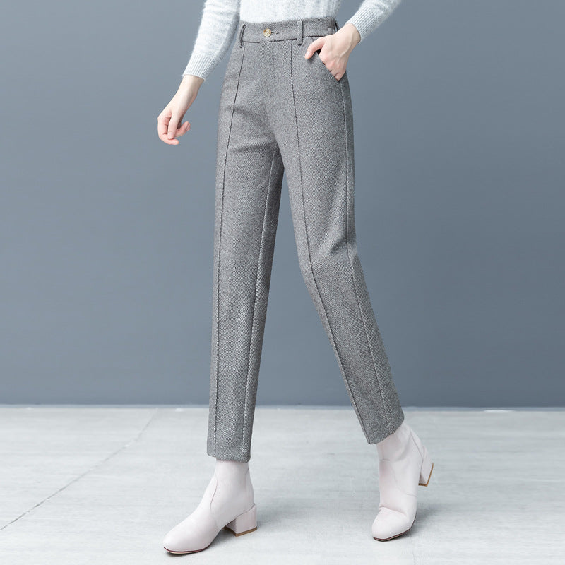 Autumn And Winter New All-matching Straight Casual Tappered Pants