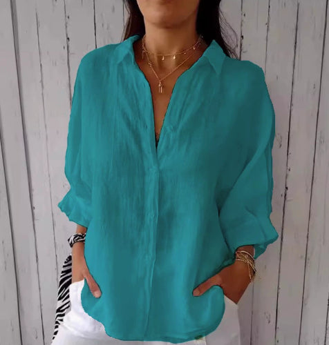 Trade Fashion Casual Cardigan All-match Long Sleeve Loose Top Shirt