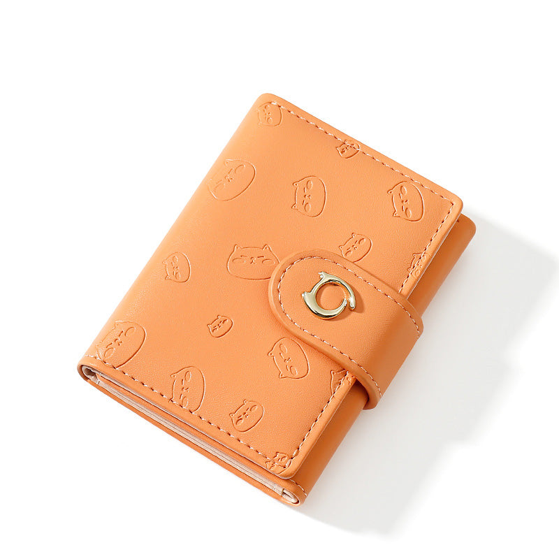 Small Design Folding Short Lady Purse