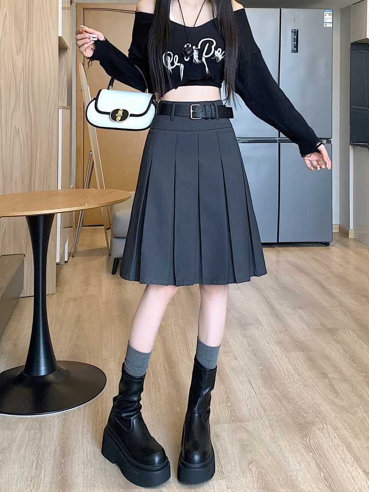 Fashion Personality Retro Pleated Skirt For Women