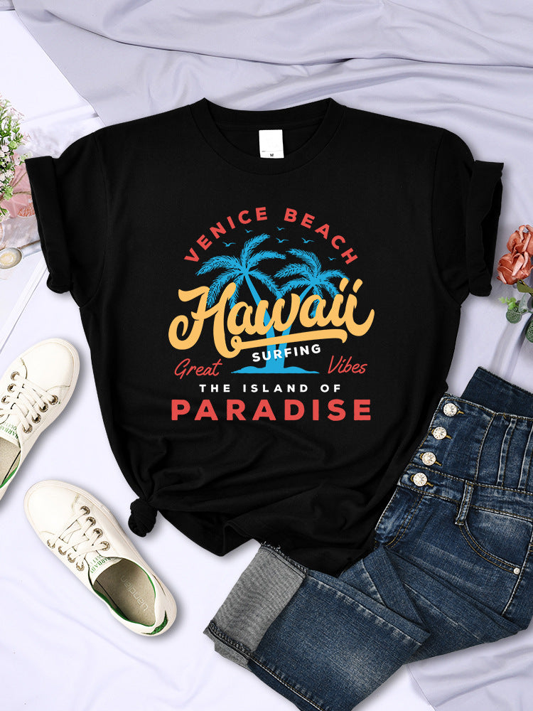 New Surfing Venice Beach Female T-shirt