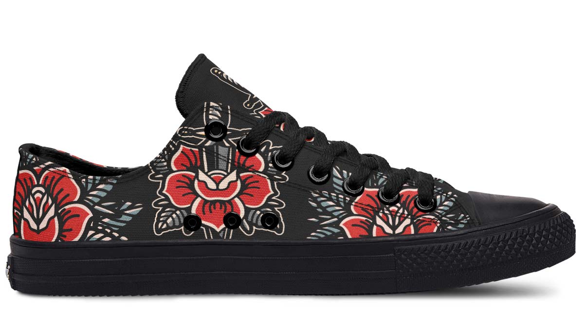 Fashion Print Couple Low-Top Canvas Shoes