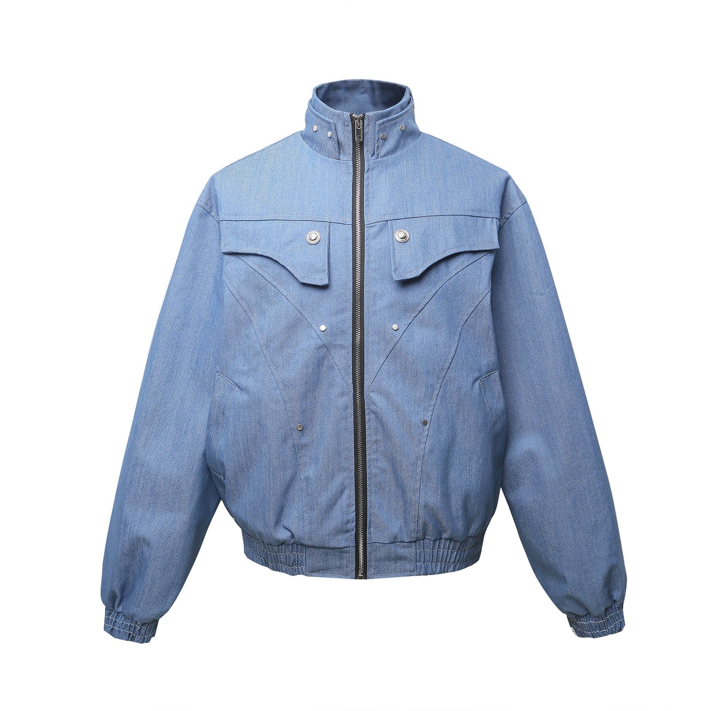 Spring Neutral Street Deconstruction Denim Men's Loose Jacket Coat