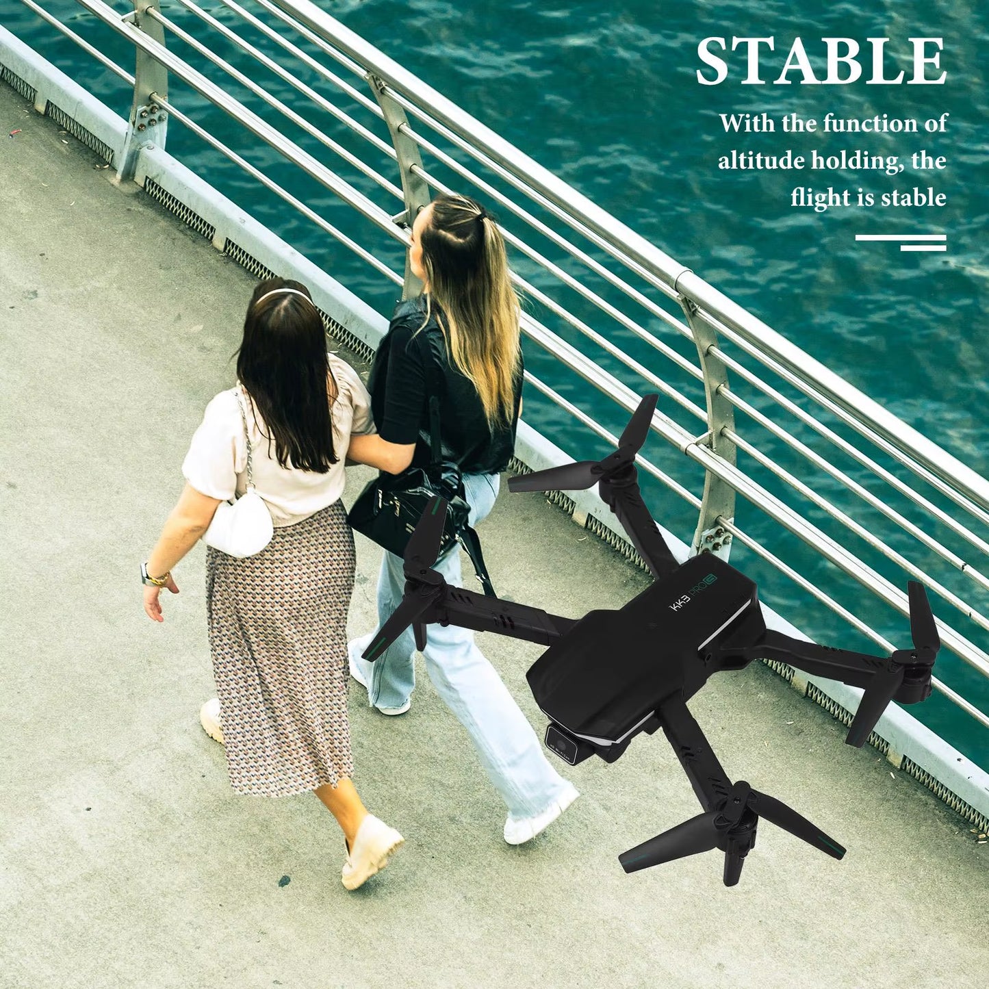 4K Drones RC Quadcopter Mini Foldable Drone 4K Camera Remote Control Helicopter Plane RC Drone Plastic Mini Stunning Videos