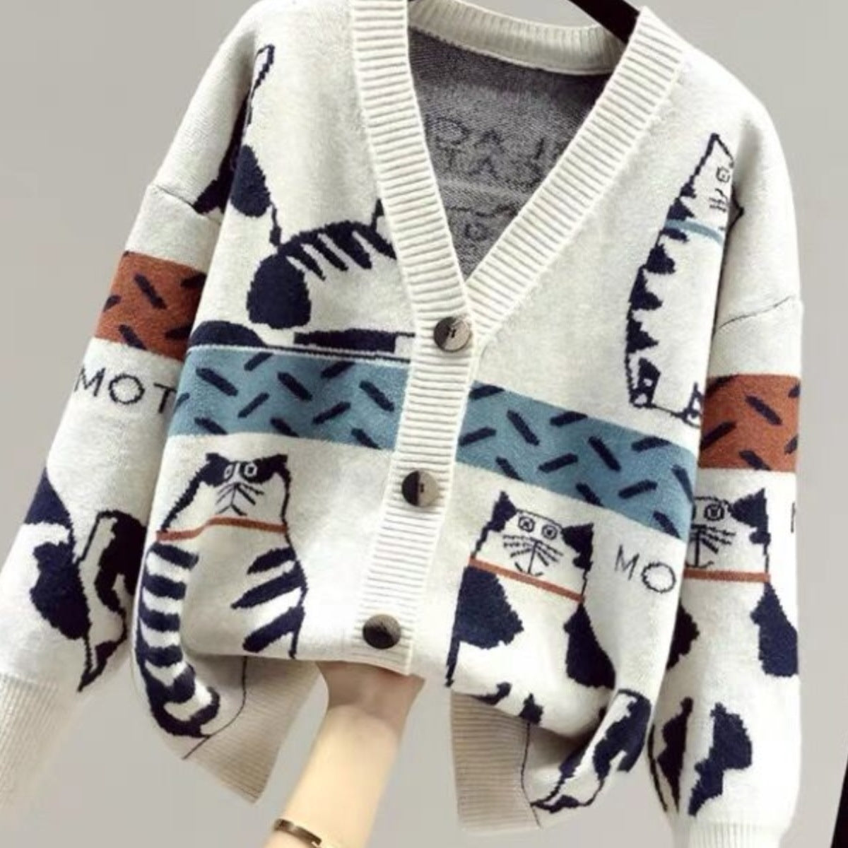 Women's SpringAutumn Sweater Cardigan Outerwear Extra-Thickness