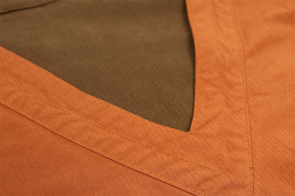 Men's Loose Double-sided V-neck Pullover