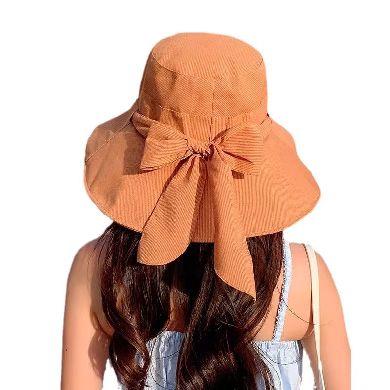 Sun-proof Sun-proof Bow All-match Fashion Sun Hat