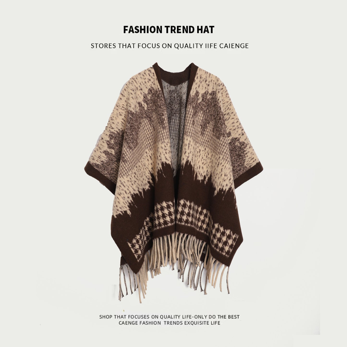 Women's Super Thick Casual Cape Coat