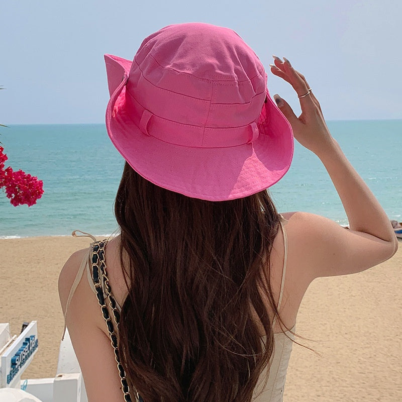 Summer Outdoor Fishing Sun-proof Sun-proof Hat Letter Female
