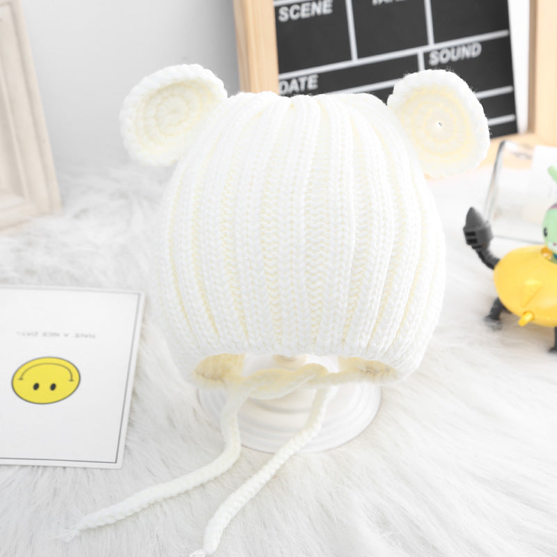 Baby Bear Ears Warm Woolen Hat