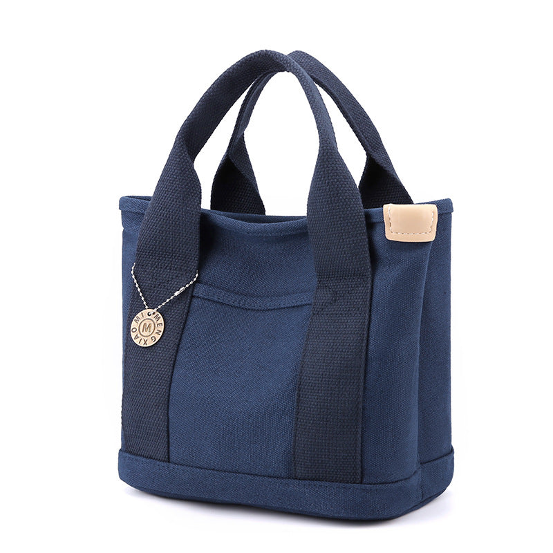 Outdoor Small Clutch Large Capacity Canvas Reticule
