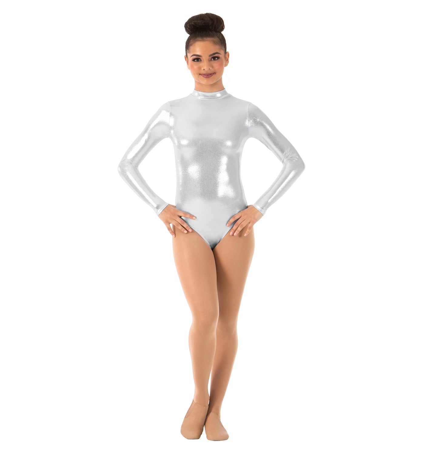 Elastic Dance Gymnastics Exercise Jumpsuit V-Neck Half Sleeve