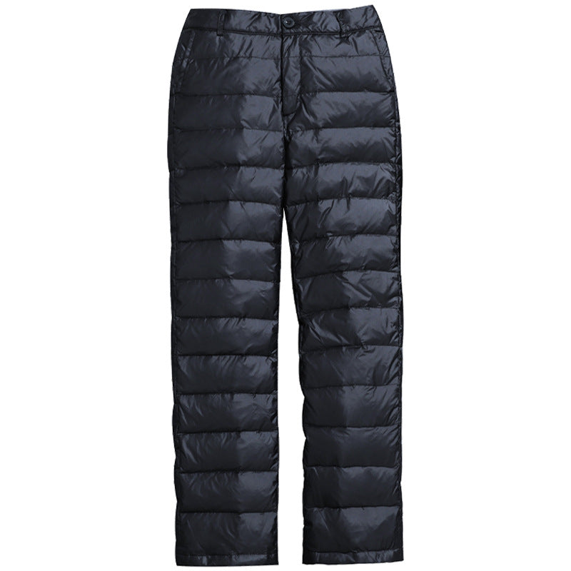 Middle-aged And Elderly Women's Outer Wear High Waist Down Pants
