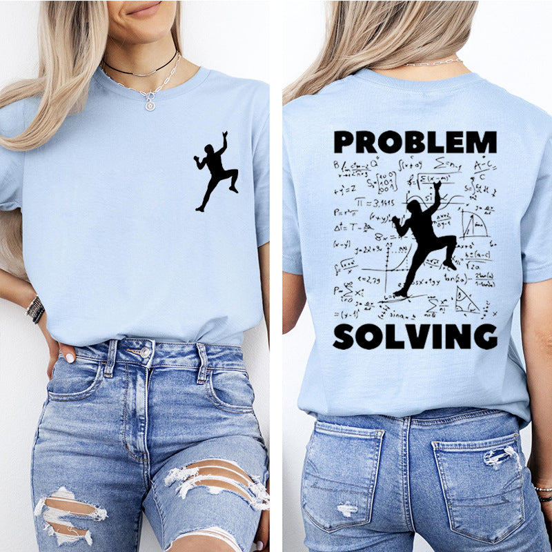 Climbing Problem-Solving Graphic T-Shirt