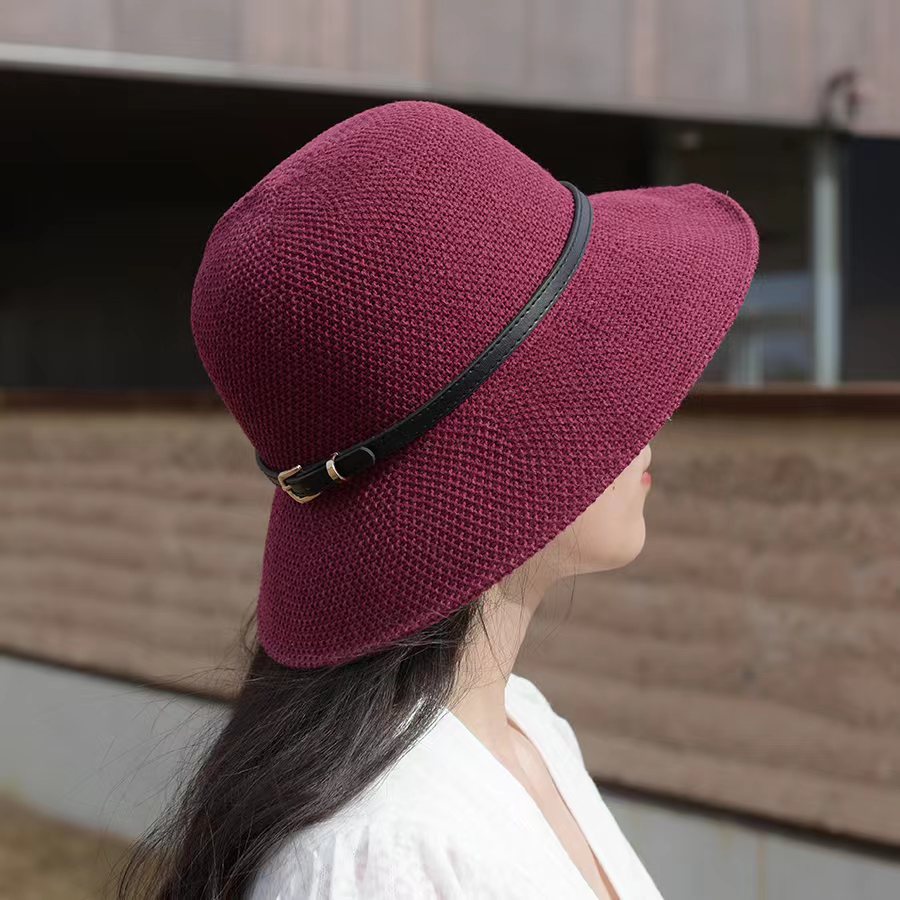 Women's Sunshade Sunscreen Thin Fashion Outdoor Straw Hat