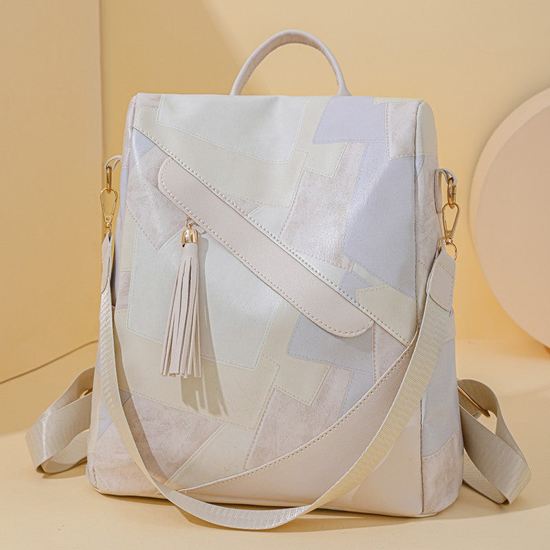 Large Capacity Popular Women's Bags Retro Patchwork Casual Bag