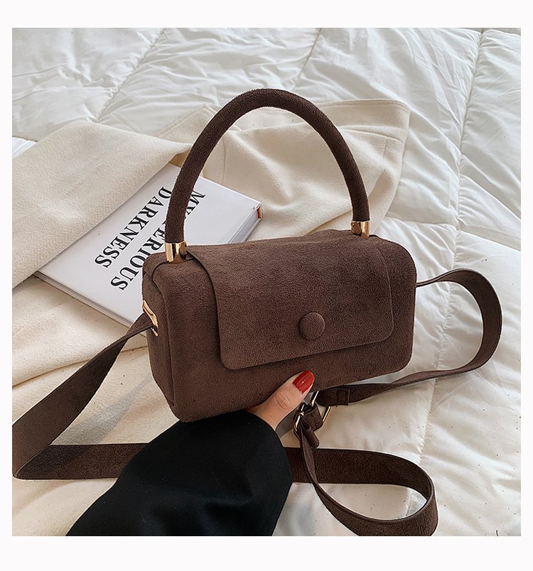 Women's New Popular Frosted One-shoulder Messenger Handbag