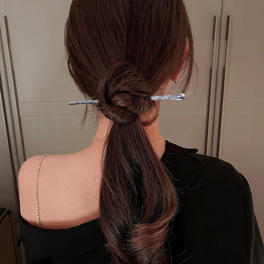 Metal Hairpin Female Back Of The Head Coiled Hair Gods