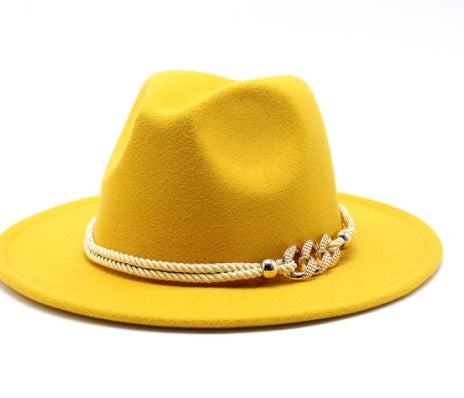 Women's Autumn And Winter British Style Jazz Hat