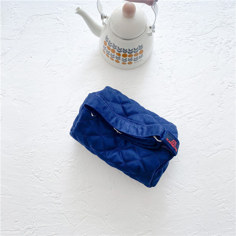 Retro Frosted Baby Slant Shoulder Bag
