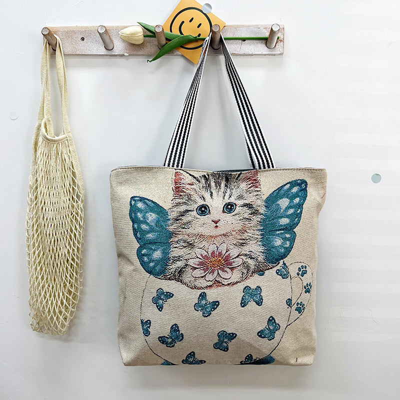 Fashion Casual Canvas Shoulder Bag Creativity