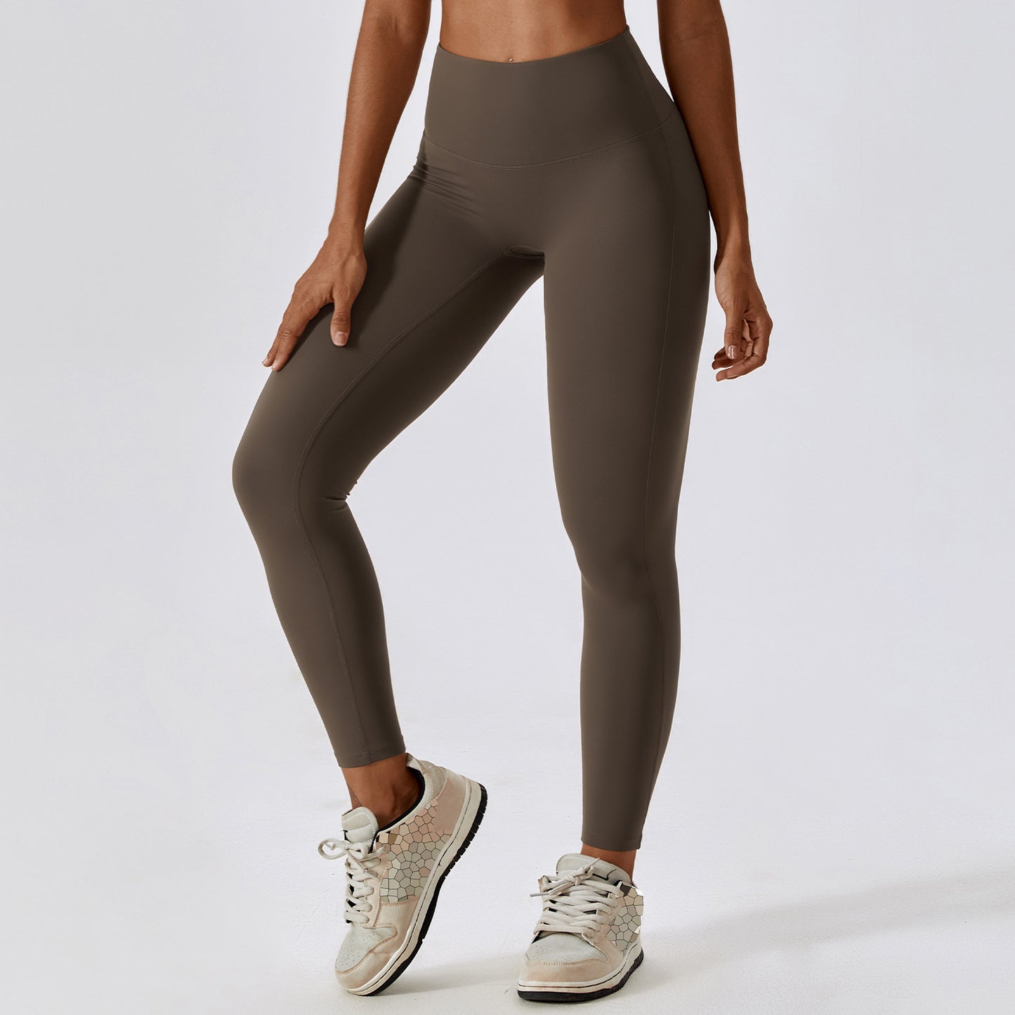Hurtigtørrende Nude Feel Hip Raise Yoga Leggings til Kvinder