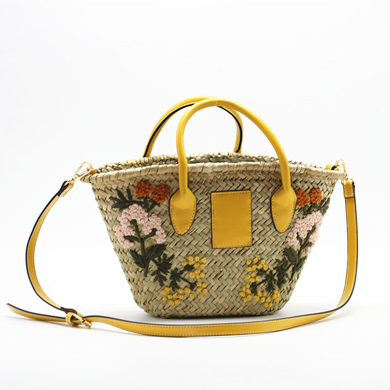 Watercress Handbag Single Shoulder Crossbody Straw Bag