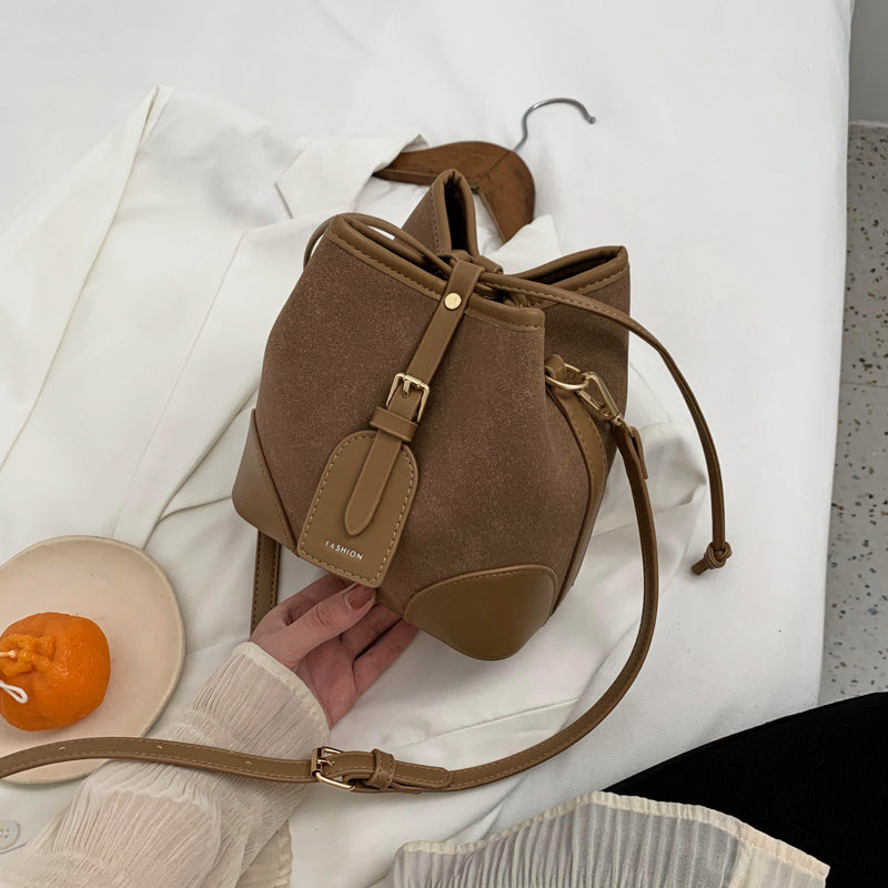 Fashion Women's Versatile Ins Bucket Shoulder Bag