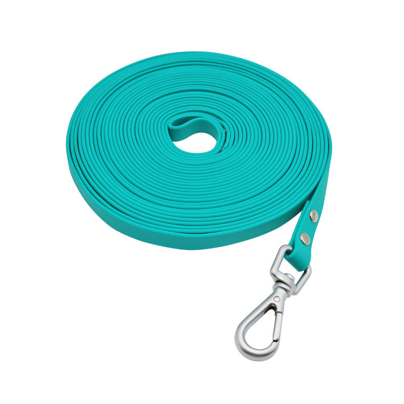 Pet Supplies PVC Embossed Lengthened Hand Holding Rope Waterproof Dog Walking
