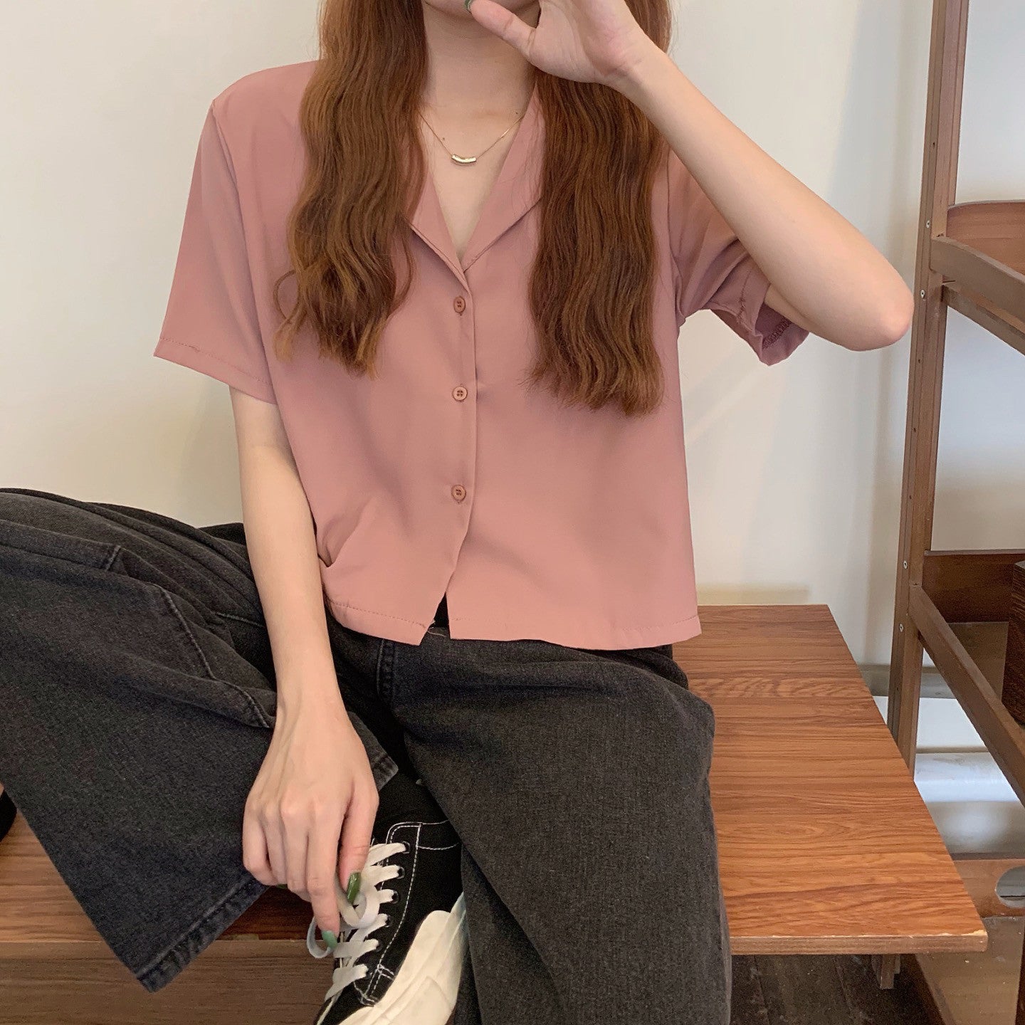 Slim And Versatile Casual Short Top