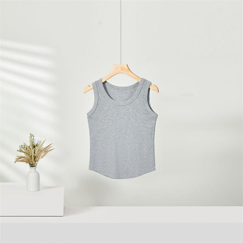 Seamless All-match U-neck Vest Spring And Summer Bottoming Shirt