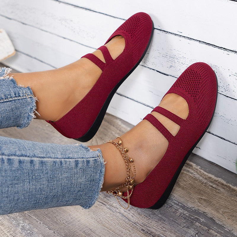 Women's Fashionable Breathable Soft Bottom Mom Shoes