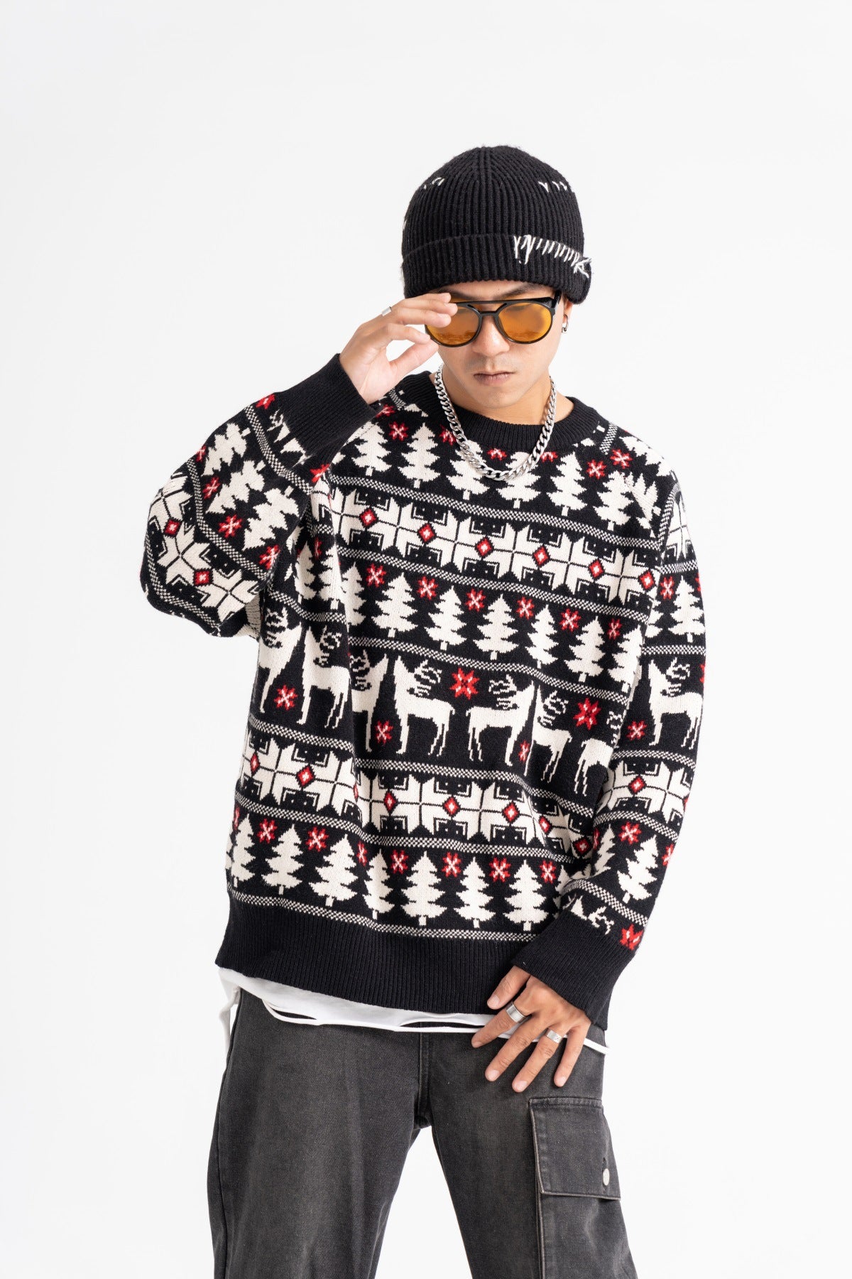 Løs og moderne casual sweater til par - mænd og kvinder